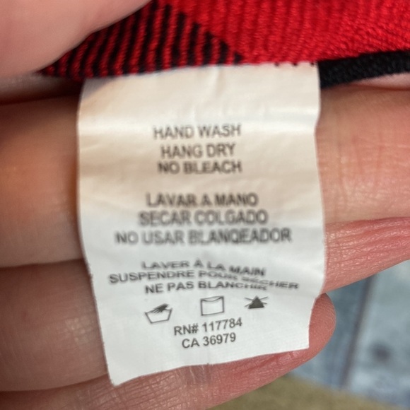 Rails Buffalo Plaid Button Down Flannel Shirt Black Red Fall Holiday Rockabilly - Picture 12 of 16